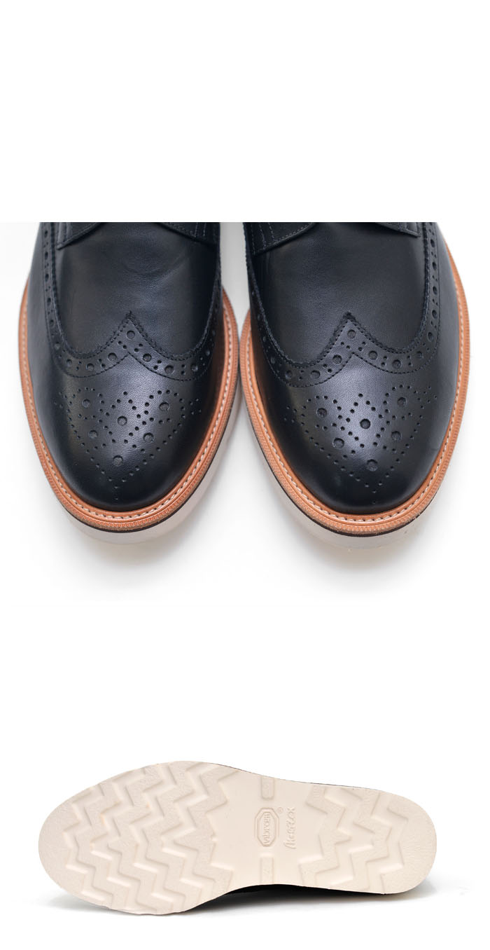 wingtip shoes with rubber soles